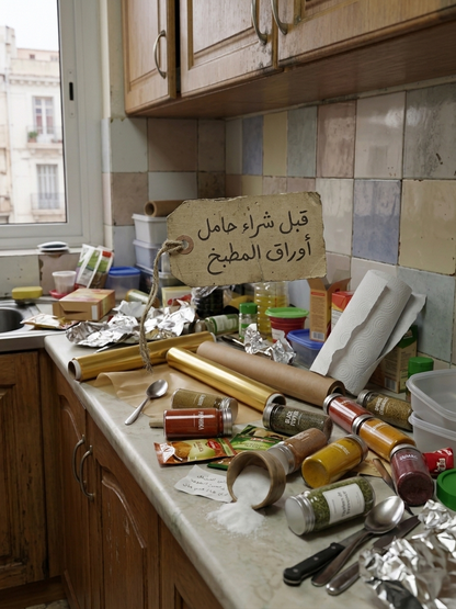 حامل أوراق المطبخ